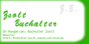 zsolt buchalter business card